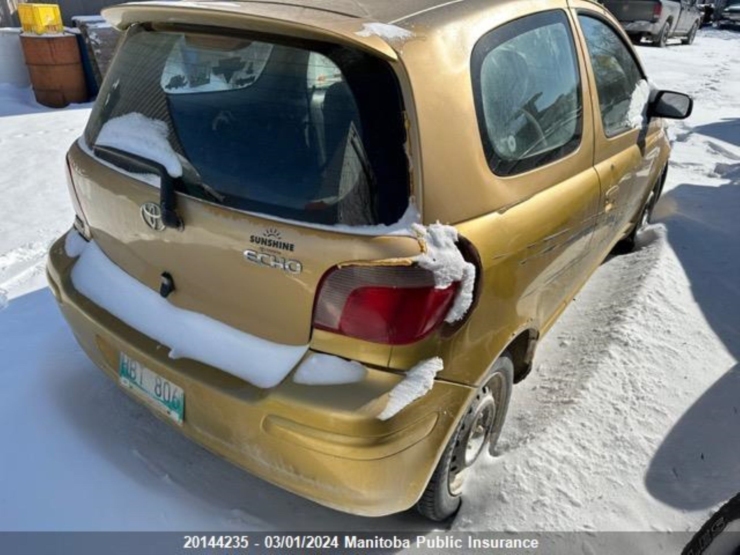 Photo 2 VIN: JTDJT123140064224 - TOYOTA ECHO 