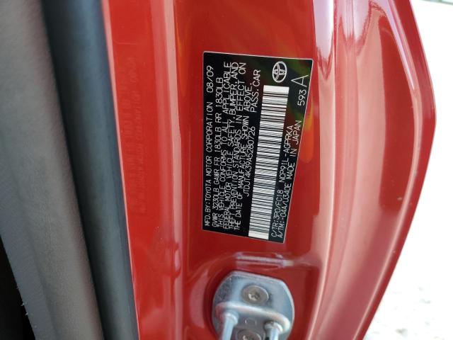 Photo 11 VIN: JTDJT4K39A5280726 - TOYOTA YARIS 