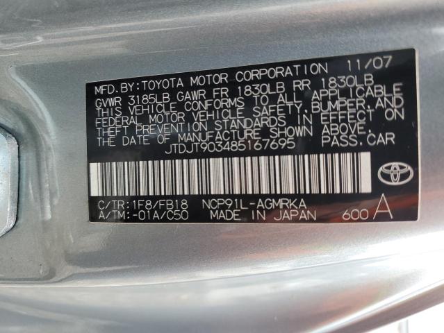 Photo 11 VIN: JTDJT903485167695 - TOYOTA YARIS 