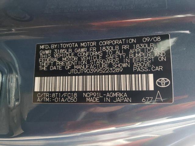 Photo 9 VIN: JTDJT903995223289 - TOYOTA YARIS 