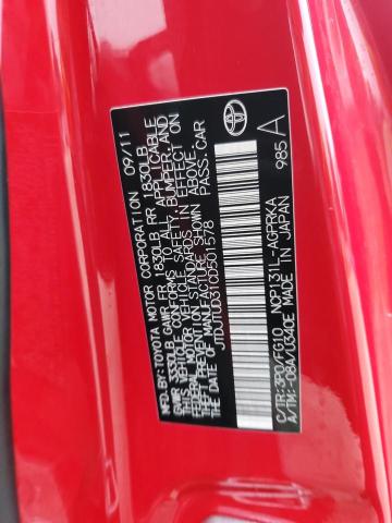 Photo 11 VIN: JTDJTUD31CD501578 - TOYOTA YARIS 