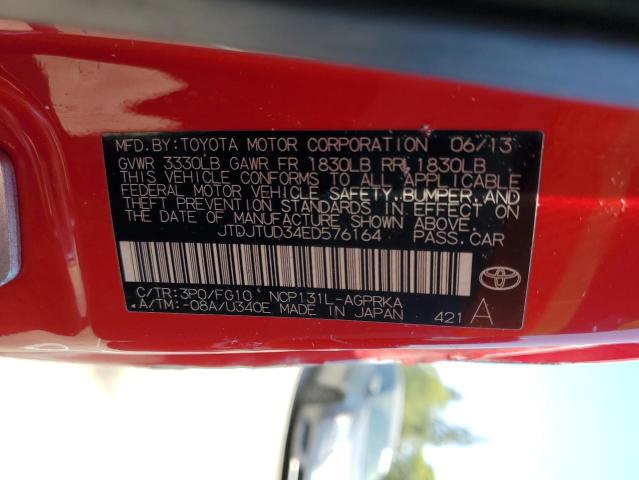 Photo 11 VIN: JTDJTUD34ED576164 - TOYOTA YARIS 