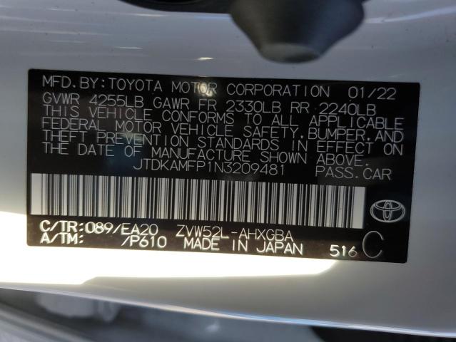 Photo 11 VIN: JTDKAMFP1N3209481 - TOYOTA PRIUS PRIM 