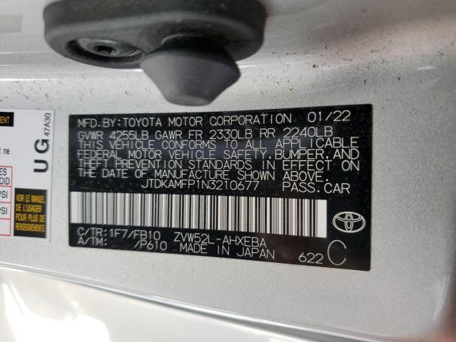 Photo 12 VIN: JTDKAMFP1N3210677 - TOYOTA PRIUS 