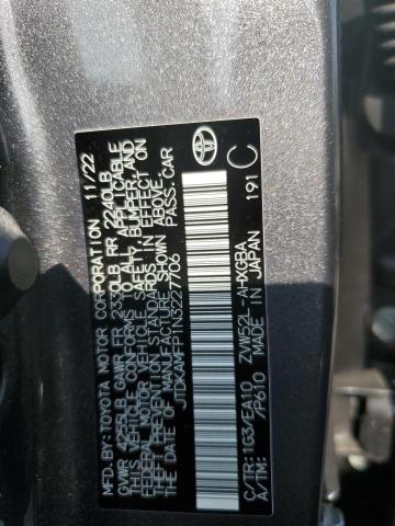 Photo 12 VIN: JTDKAMFP1N3227706 - TOYOTA PRIUS PRIM 