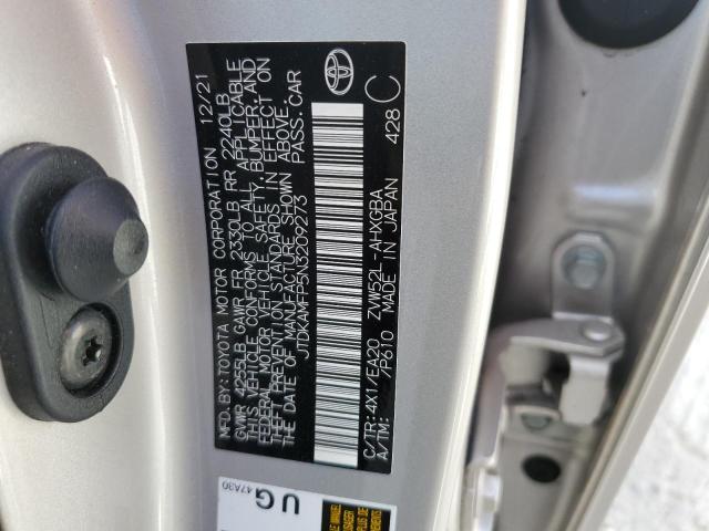 Photo 12 VIN: JTDKAMFP5N3209273 - TOYOTA PRIUS PRIM 