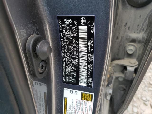 Photo 11 VIN: JTDKAMFP5N3222010 - TOYOTA PRIUS 