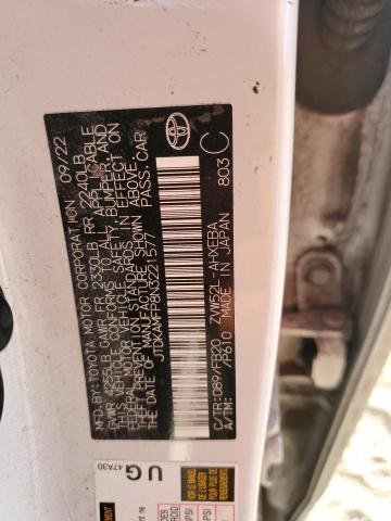 Photo 12 VIN: JTDKAMFP8N3221577 - TOYOTA PRIUS PRIM 