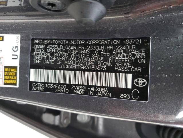 Photo 11 VIN: JTDKAMFP9M3189673 - TOYOTA PRIUS PRIM 