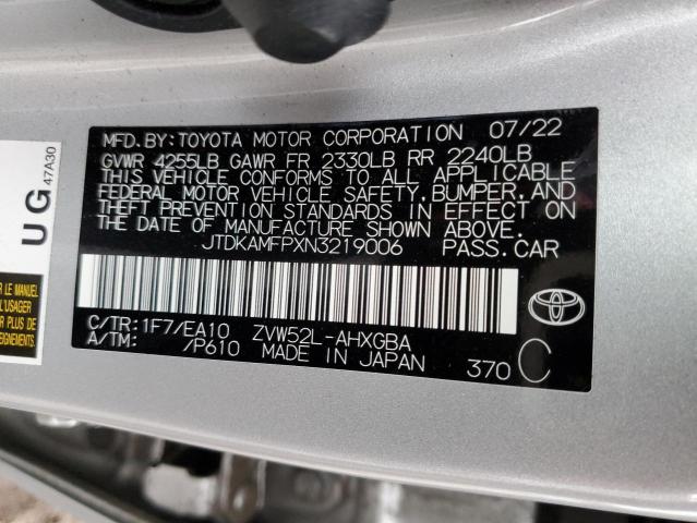 Photo 11 VIN: JTDKAMFPXN3219006 - TOYOTA PRIUS 