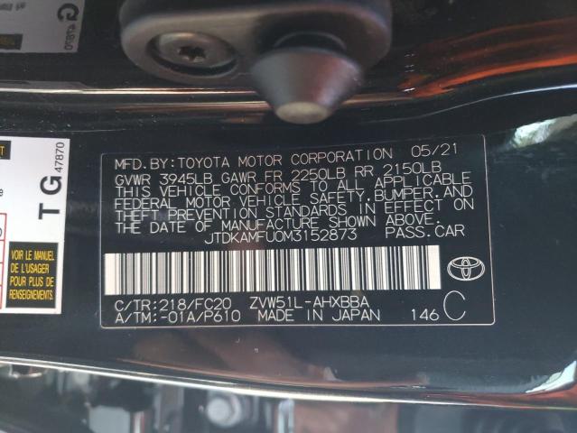 Photo 11 VIN: JTDKAMFU0M3152873 - TOYOTA PRIUS SPEC 