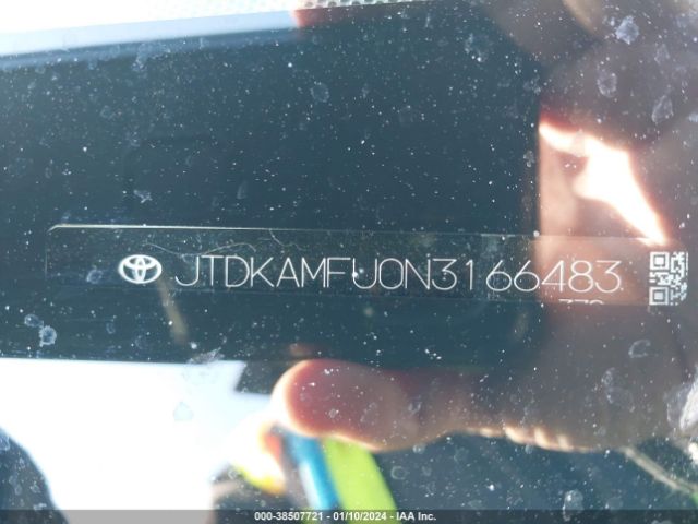 Photo 8 VIN: JTDKAMFU0N3166483 - TOYOTA PRIUS 