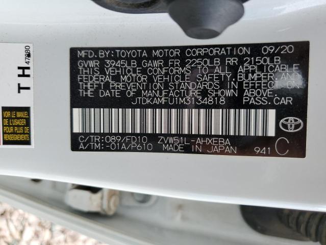 Photo 11 VIN: JTDKAMFU1M3134818 - TOYOTA PRIUS SPEC 