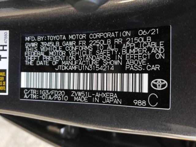 Photo 9 VIN: JTDKAMFU1N3154214 - TOYOTA PRIUS NIGH 