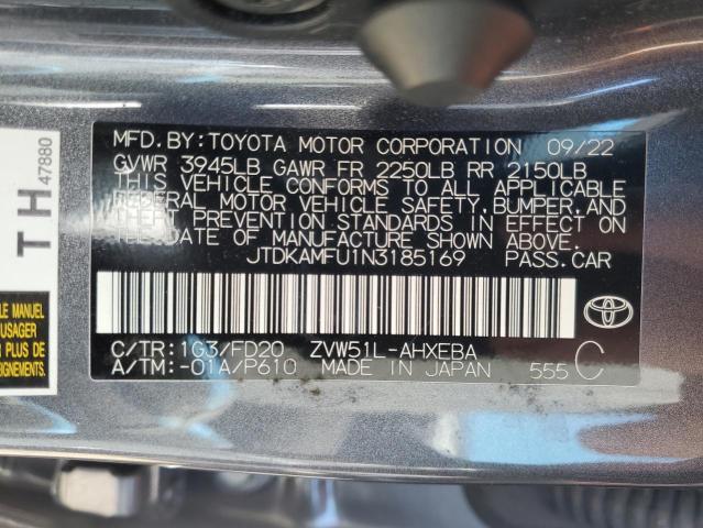 Photo 11 VIN: JTDKAMFU1N3185169 - TOYOTA PRIUS NIGH 