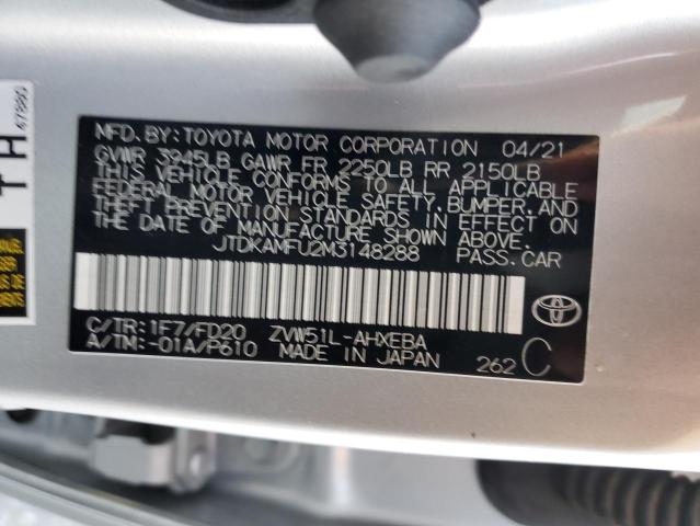 Photo 11 VIN: JTDKAMFU2M3148288 - TOYOTA PRIUS SPEC 