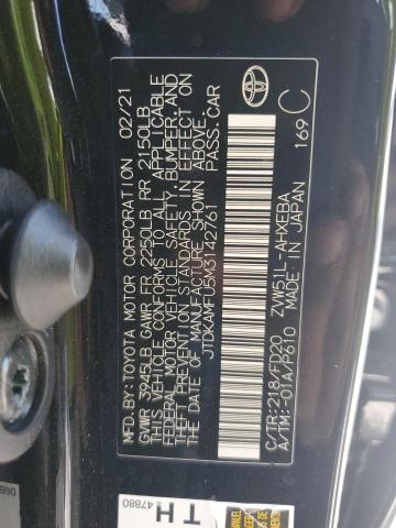 Photo 11 VIN: JTDKAMFU5M3142761 - TOYOTA PRIUS SPEC 