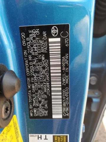 Photo 12 VIN: JTDKAMFU6M3132952 - TOYOTA PRIUS SPEC 