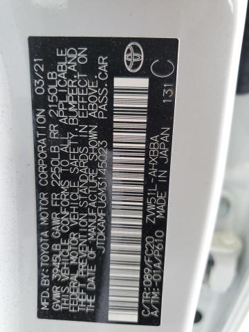 Photo 11 VIN: JTDKAMFU6M3145023 - TOYOTA PRIUS SPEC 