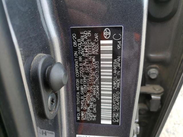 Photo 12 VIN: JTDKAMFU7M3131373 - TOYOTA PRIUS SPEC 