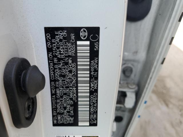 Photo 11 VIN: JTDKAMFU7M3133835 - TOYOTA PRIUS SPEC 