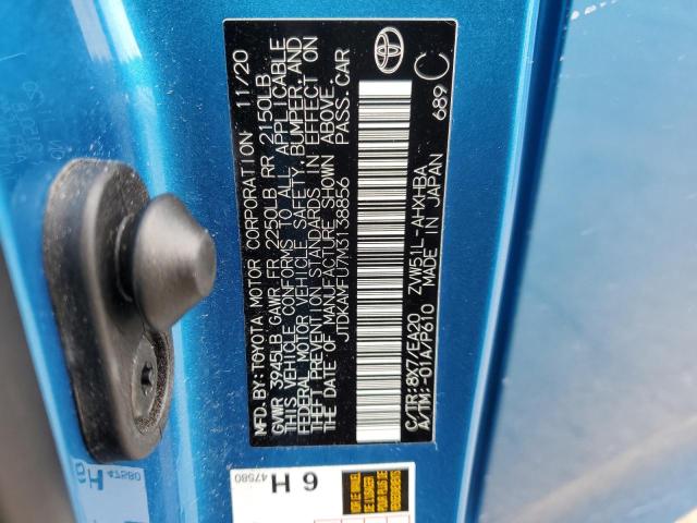 Photo 12 VIN: JTDKAMFU7M3138856 - TOYOTA PRIUS SPEC 