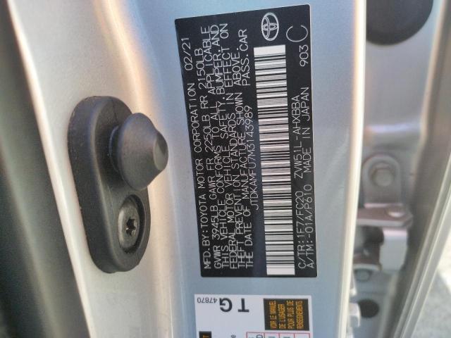 Photo 9 VIN: JTDKAMFU7M3143989 - TOYOTA PRIUS SPEC 