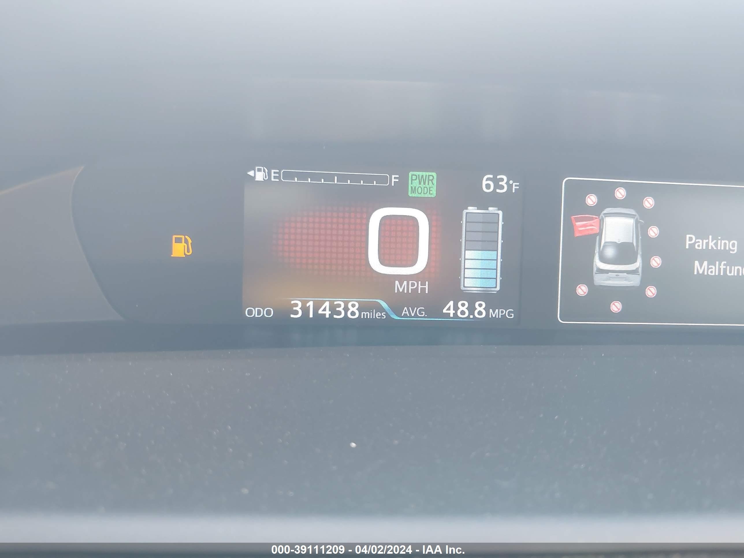 Photo 6 VIN: JTDKAMFU7N3184088 - TOYOTA PRIUS 