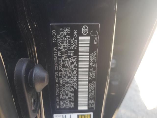 Photo 12 VIN: JTDKAMFU9M3139491 - TOYOTA PRIUS SPEC 