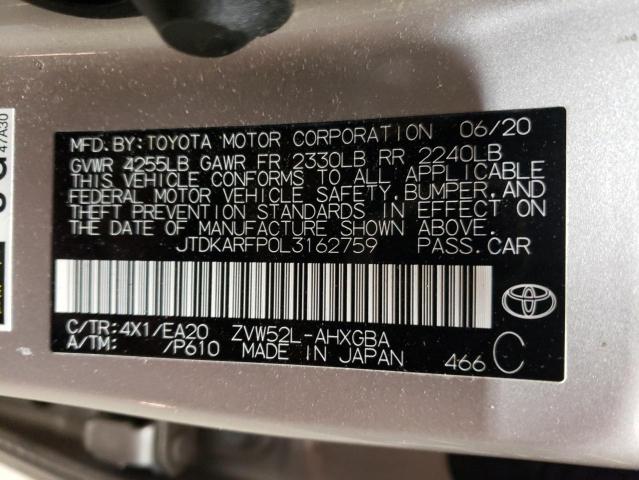 Photo 11 VIN: JTDKARFP0L3162759 - TOYOTA PRIUS 