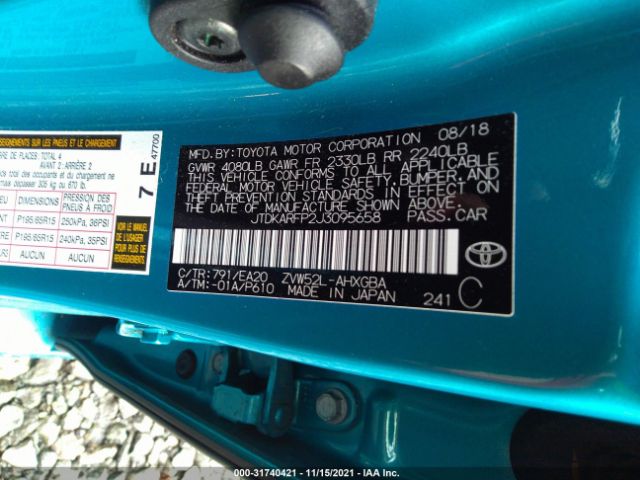 Photo 8 VIN: JTDKARFP2J3095658 - TOYOTA PRIUS PRIME 