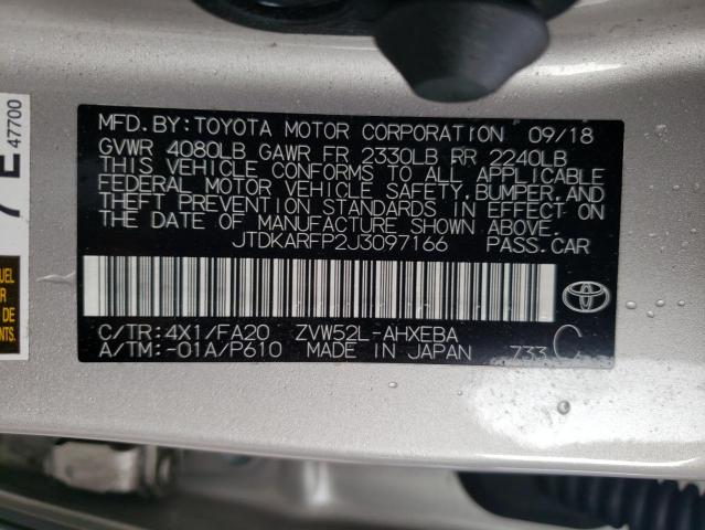 Photo 9 VIN: JTDKARFP2J3097166 - TOYOTA PRIUS PRIM 