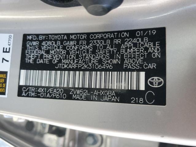 Photo 11 VIN: JTDKARFP2K3106496 - TOYOTA PRIUS 