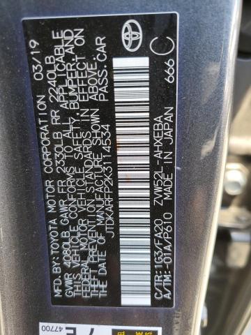 Photo 11 VIN: JTDKARFP2K3114534 - TOYOTA PRIUS PRIM 