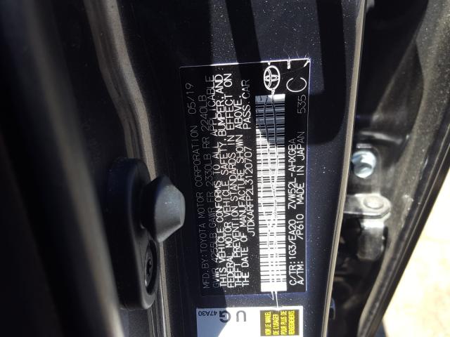 Photo 9 VIN: JTDKARFP2L3120707 - TOYOTA PRIUS PRIM 