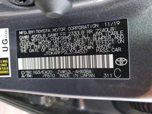 Photo 11 VIN: JTDKARFP2L3144537 - TOYOTA PRIUS PRIM 