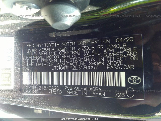 Photo 8 VIN: JTDKARFP2L3160057 - TOYOTA PRIUS PRIME 