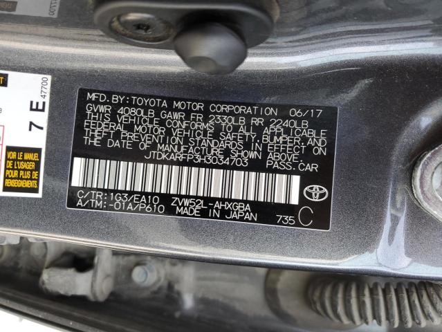 Photo 12 VIN: JTDKARFP3H3034703 - TOYOTA PRIUS 