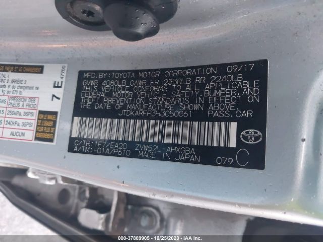 Photo 8 VIN: JTDKARFP3H3050061 - TOYOTA PRIUS PRIME 