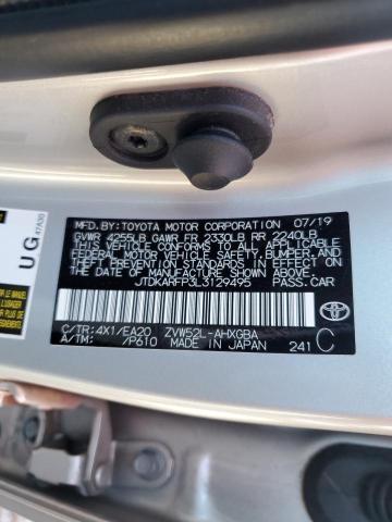 Photo 12 VIN: JTDKARFP3L3129495 - TOYOTA PRIUS PRIM 