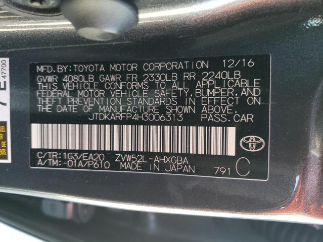 Photo 11 VIN: JTDKARFP4H3006313 - TOYOTA PRIUS PRIM 