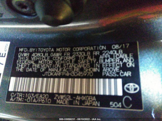 Photo 8 VIN: JTDKARFP4H3045970 - TOYOTA PRIUS PRIME 