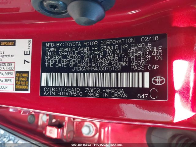 Photo 8 VIN: JTDKARFP4J3075122 - TOYOTA PRIUS PRIME 