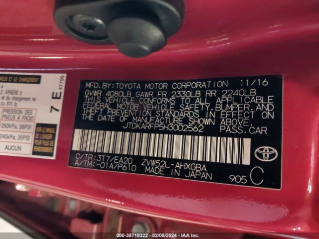 Photo 8 VIN: JTDKARFP5H3002562 - TOYOTA PRIUS PRIME 