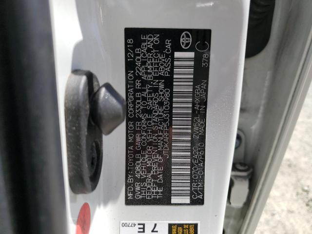 Photo 12 VIN: JTDKARFP5J3103980 - TOYOTA PRIUS PRIM 