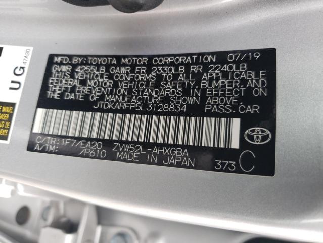 Photo 11 VIN: JTDKARFP5L3128834 - TOYOTA PRIUS 