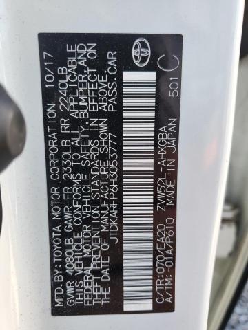 Photo 12 VIN: JTDKARFP6H3053777 - TOYOTA PRIUS PRIM 