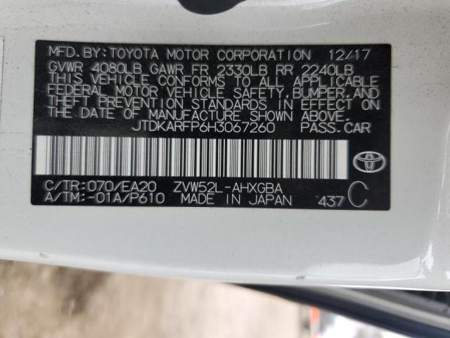 Photo 11 VIN: JTDKARFP6H3067260 - TOYOTA PRIUS PRIM 