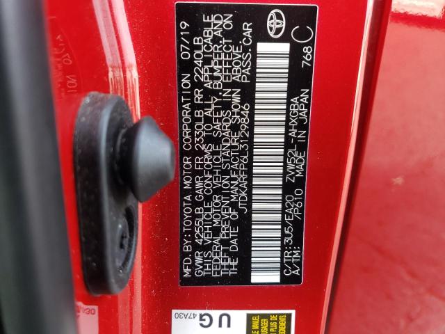 Photo 11 VIN: JTDKARFP6L3129846 - TOYOTA PRIUS PRIM 