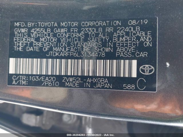 Photo 8 VIN: JTDKARFP6L3134478 - TOYOTA PRIUS PRIME 